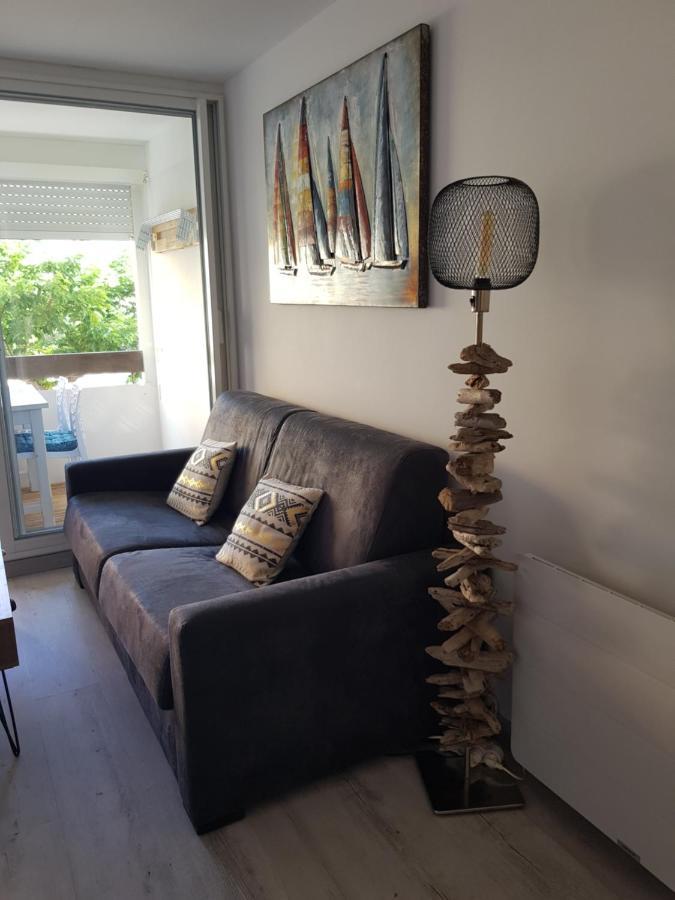 프롱티냥 La Galiote, T2 Vue Port, Terrasse Et Parking 아파트 외부 사진